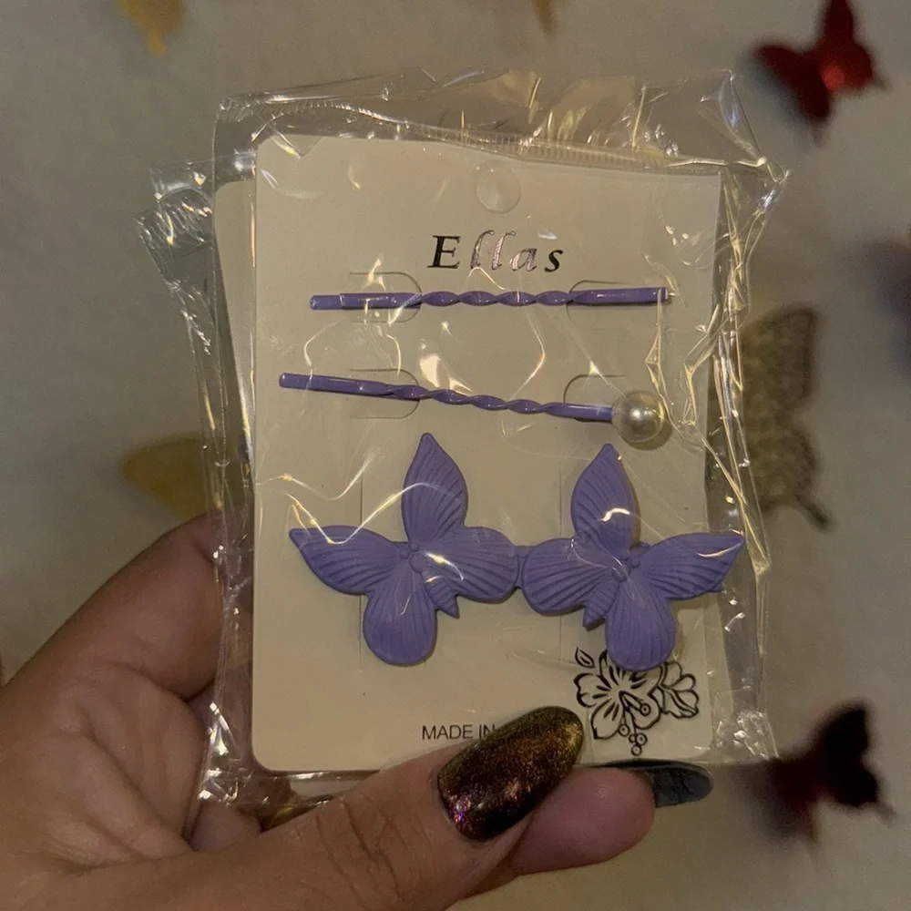 Butterfly 🦋 hair‎ clips new